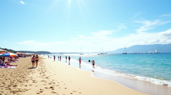 La plage des Sablettes a La Seyne-sur-Mer : acces et ambiance